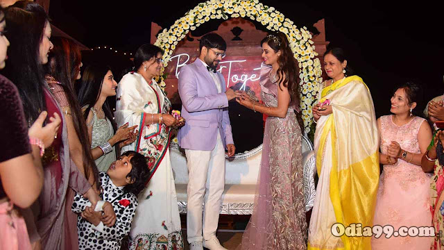 Sabyasachi Archita Ring Ceremony Photos Sabyasachi Archita Ring Ceremony Photos